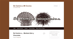 Desktop Screenshot of decaminoamicocina.com